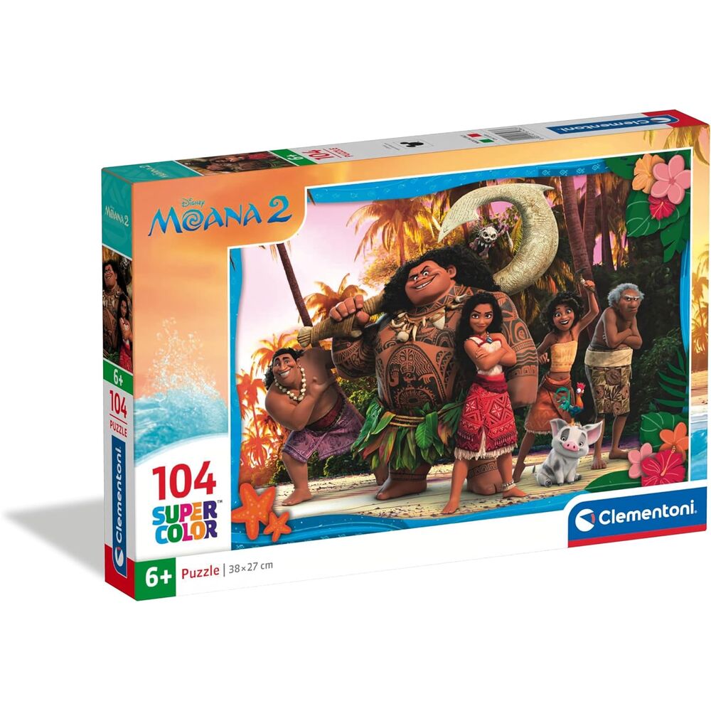 puzzle vaiana moana 2 disney 104pcs