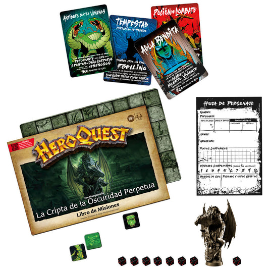 Rozszerzenie Krypta Ciemności do gry planszowej HeroQuest (w języku hiszpańskim)