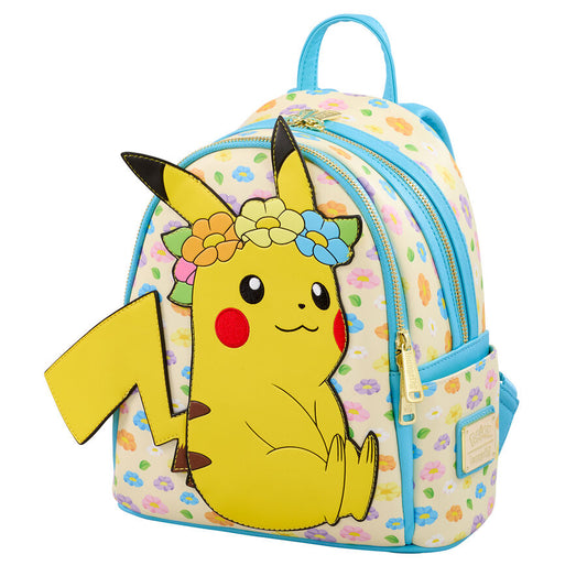 floral pikachu pokemon loungefly backpack