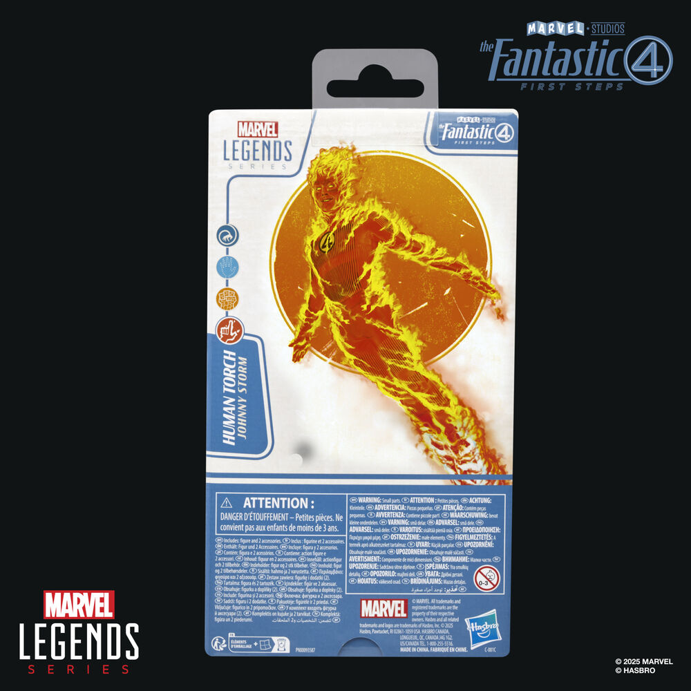 Menschliche Fackel Figur Fantastic Four Marvel 15cm