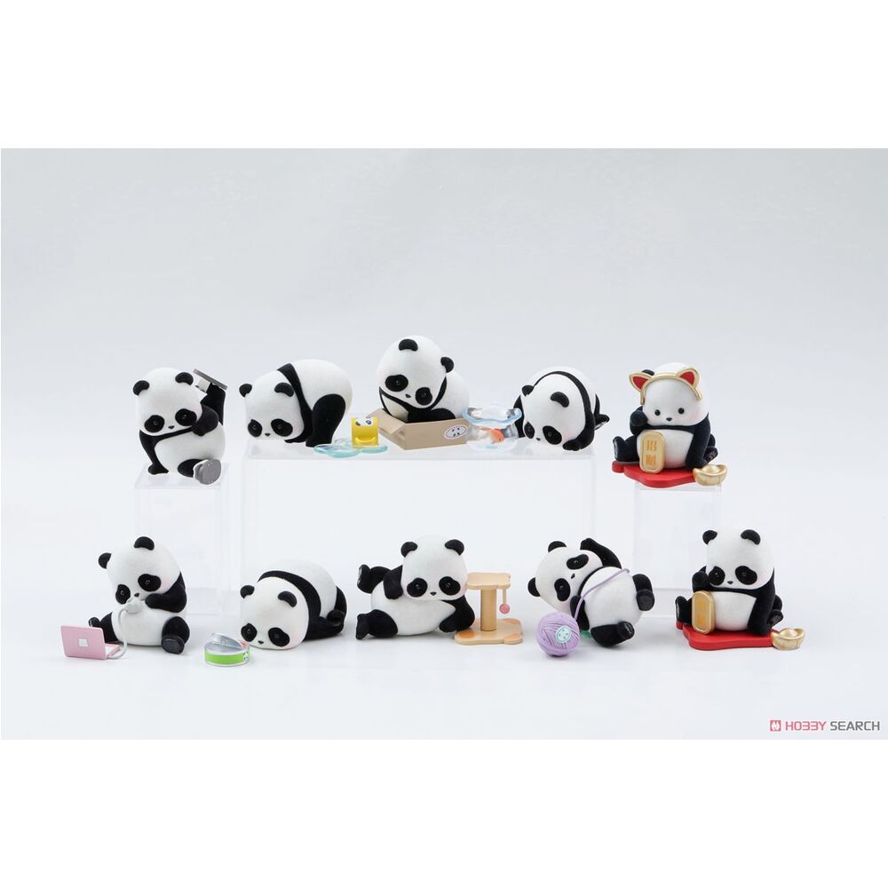 Panda als Katze Panda Roll Überraschungsfigur