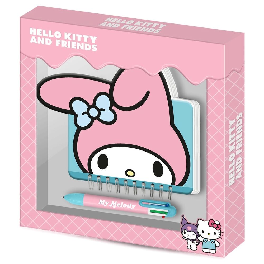 diary pen my melody hello kitty and friends