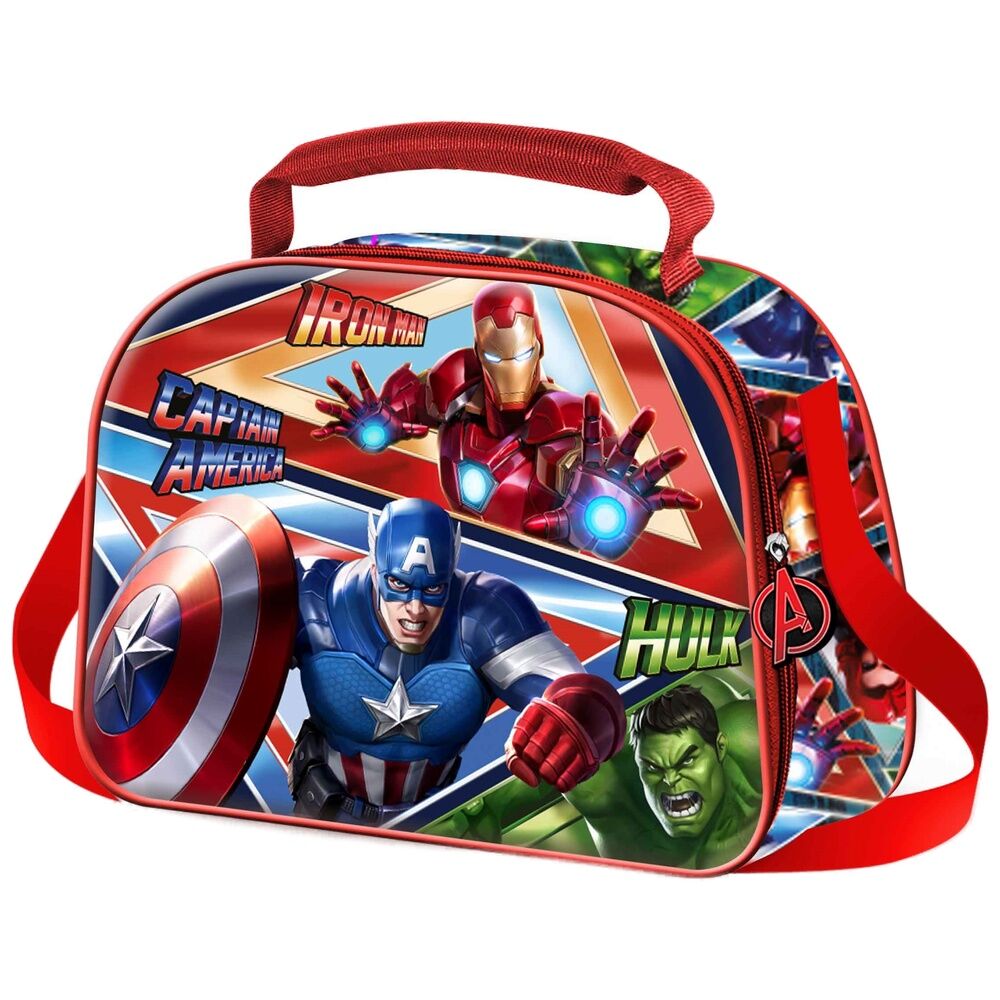 battle avengers marvel lunch bag