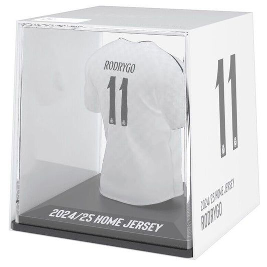 Mini statuetta di Rodrygo del Real Madrid con la maglia