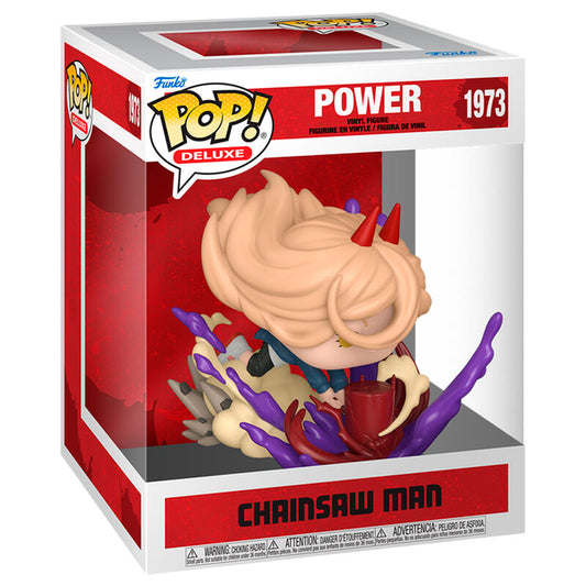 POP Figure Deluxe Chainsaw Man Power with Blood Hammer