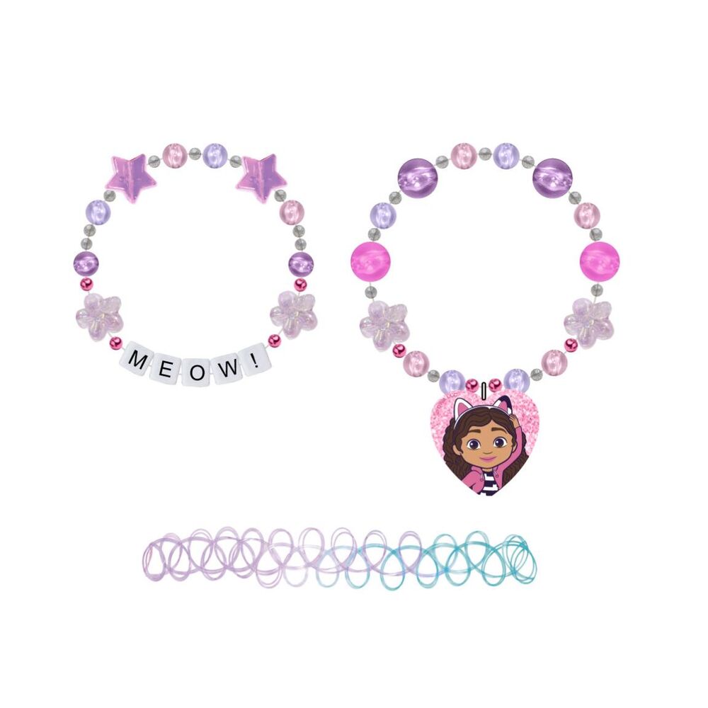 Blister pack of 3 bracelets from Gabby's Dollhouse