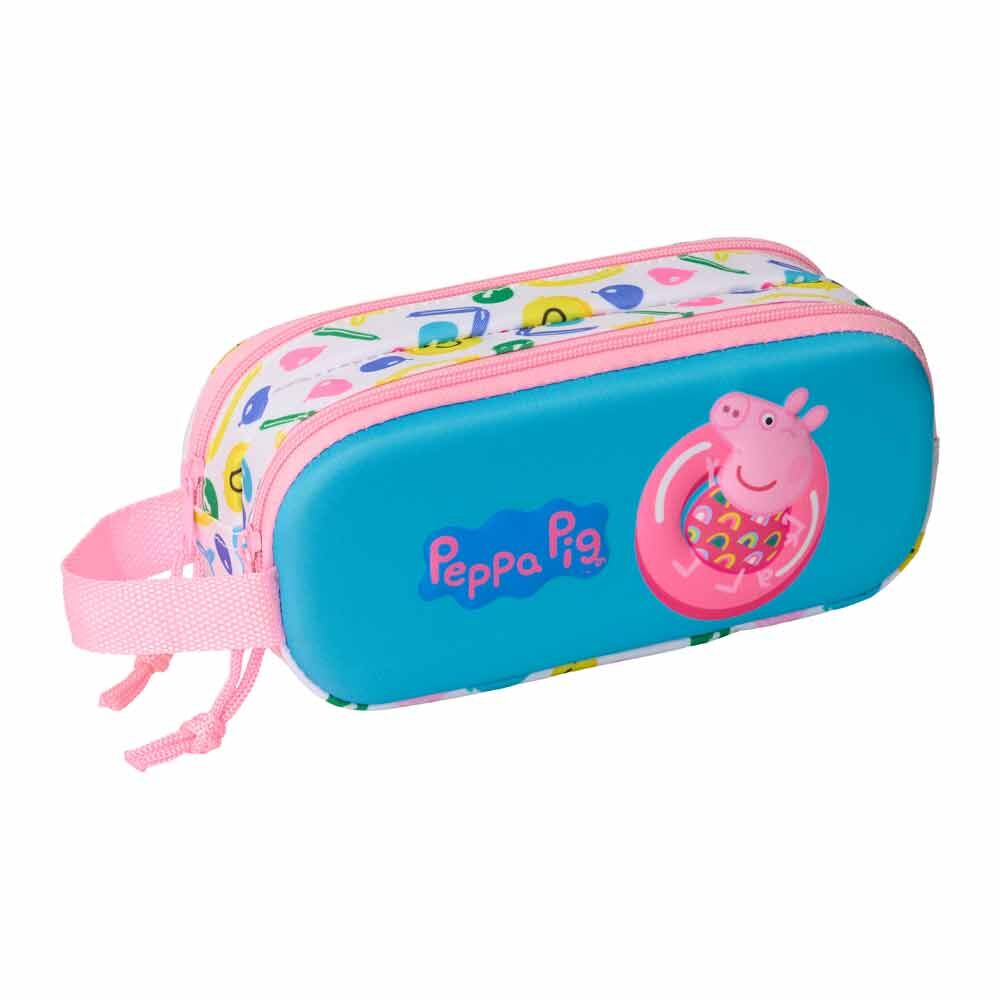 peppa pig 3d double pencil case