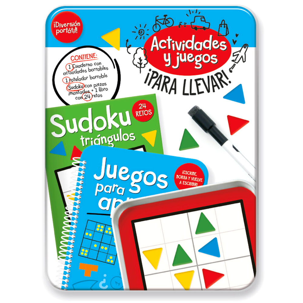 portable activity kit: spanish brain teasers