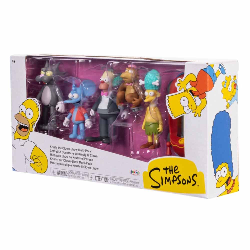 Blister pack of 6 Simpsons figures, 7cm