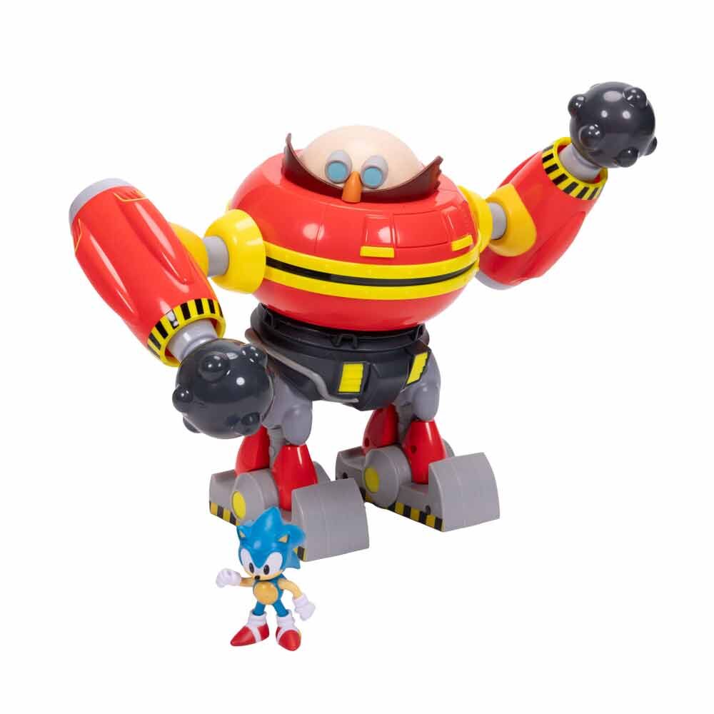 Dr Eggman Deluxe Sonic the Hedgehog Hammer Robot Playset