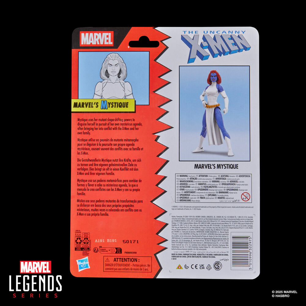 Figura da Mística dos X Men da Marvel 15 cm