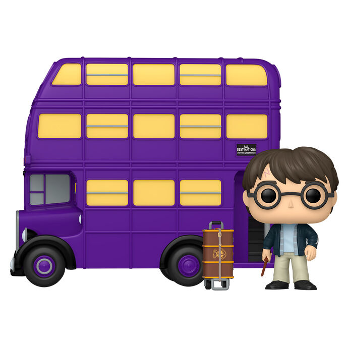pop rides super deluxe harry potter figure harry potter with knight bus