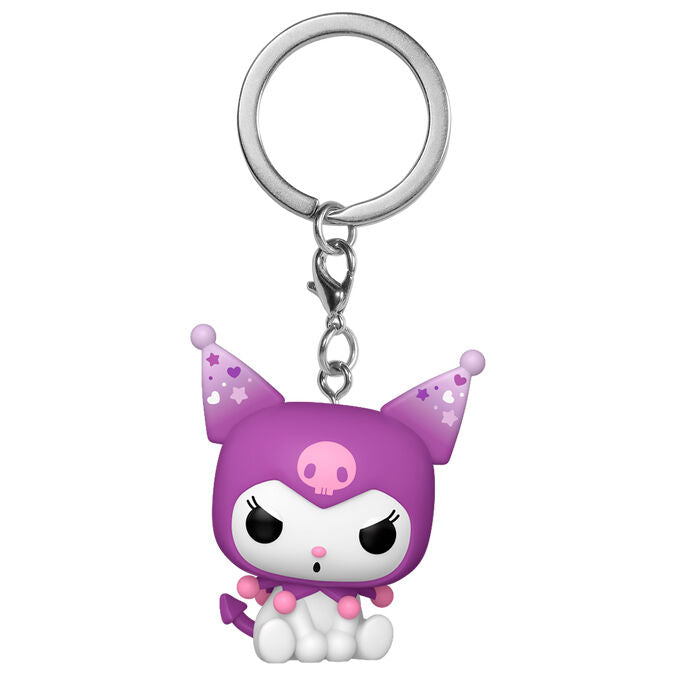 pocket pop hello kitty 20th anniversary kuromi grumpy keychain