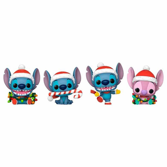 Christmas Tree with 4 Pocket POP Disney Stitch Figures