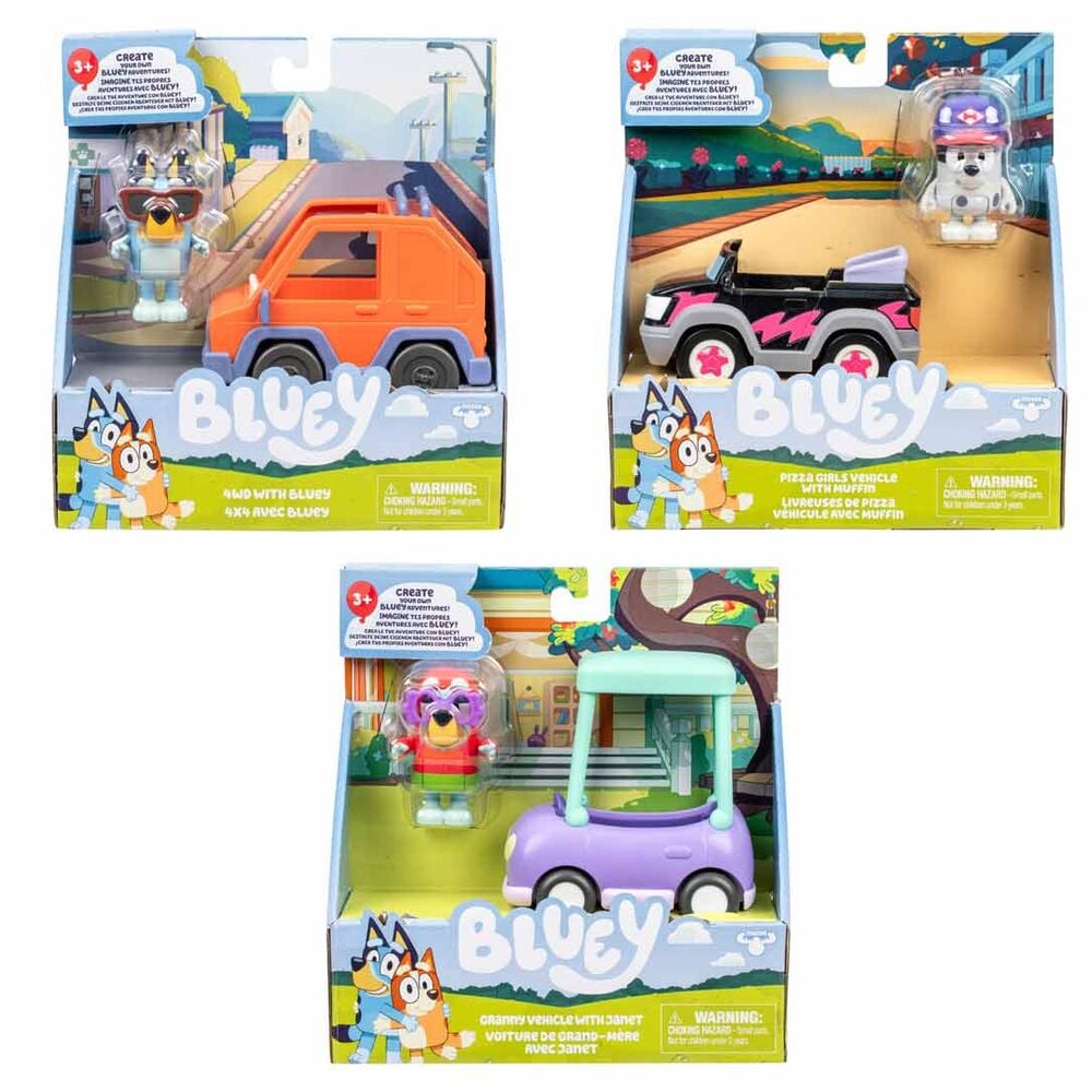 Assortiment de véhicules de base Bluey