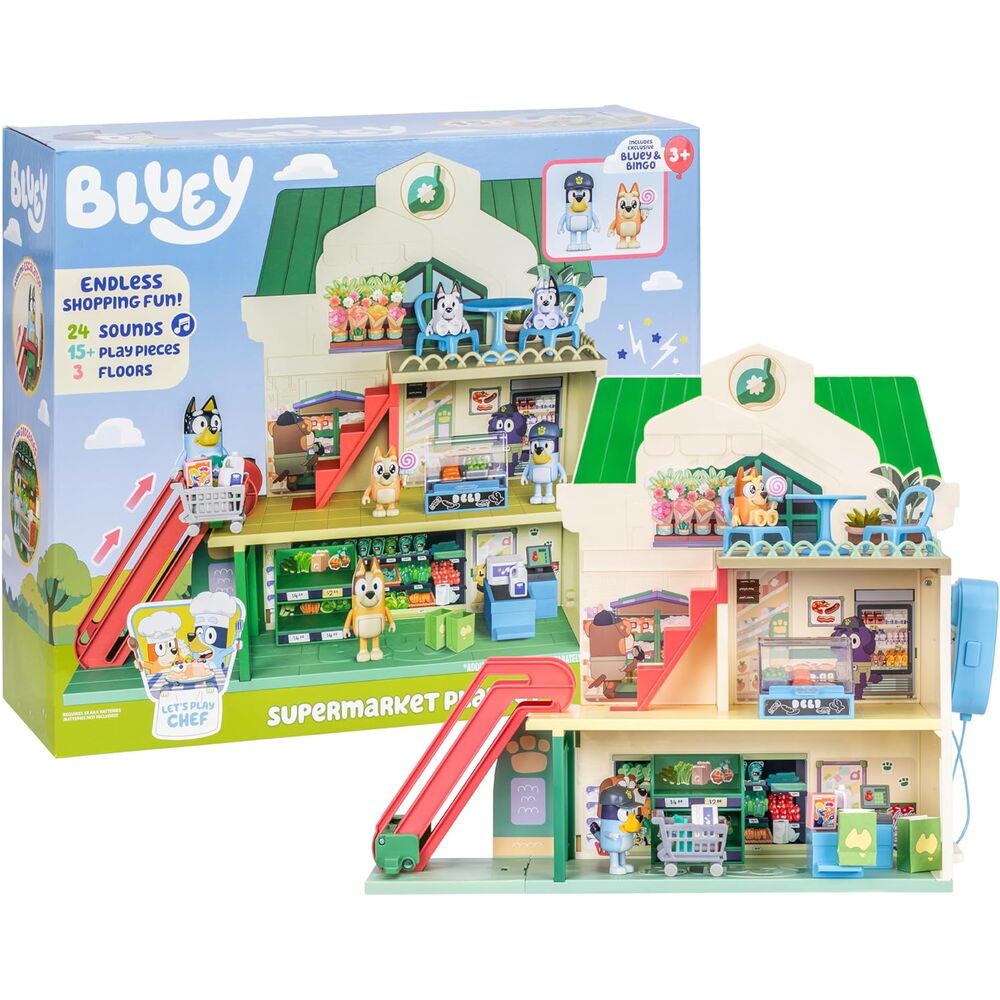 Supermercato + Figure Bluey