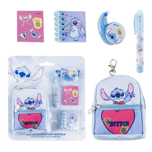 disney stitch mini backpack stationery set