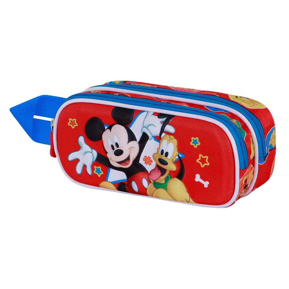 3d star mickey disney double pencil case