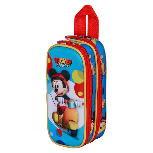 3d scooter pencil case mickey disney double