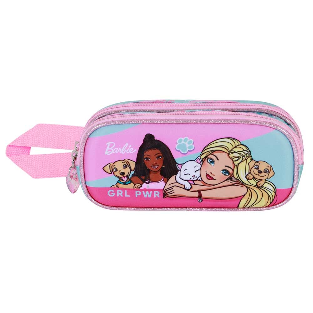 3D Pets Barbie double pencil case