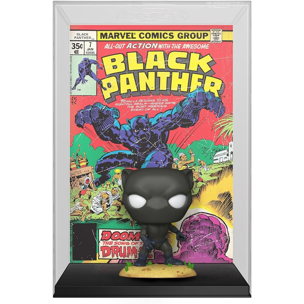 pop figure comic cover marvel black panther