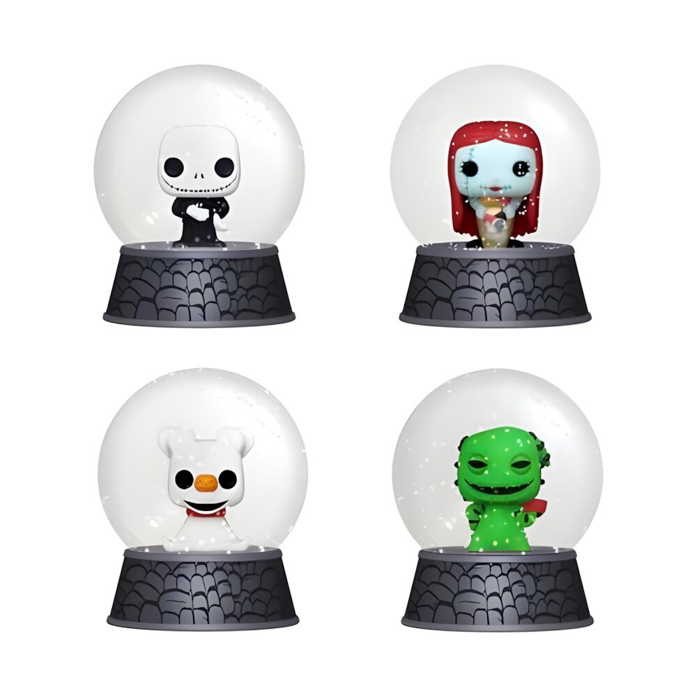 Mystery Figure Mini Snow Globe Disney Nightmare Before Christmas Assorted