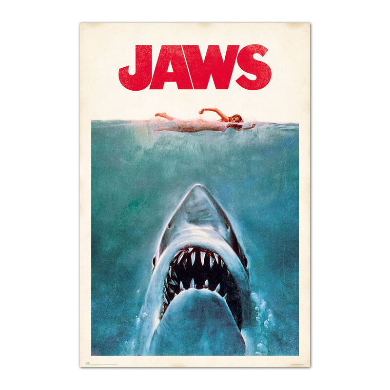 jaws shark poster