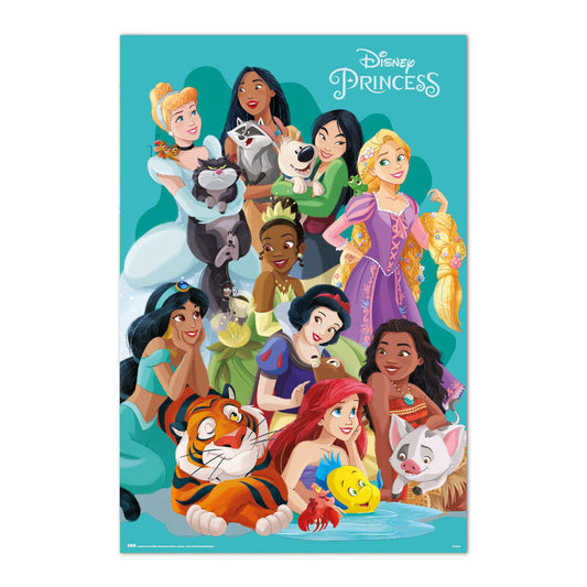 disney princesses poster