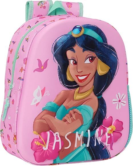 3d jasmine aladdin disney backpack 33cm