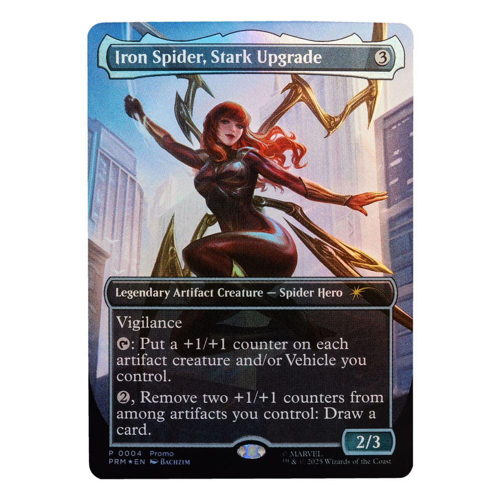 Figure Mary Jane Watson Iron Spider Magic The Gathering Spider Man Marvel 15cm