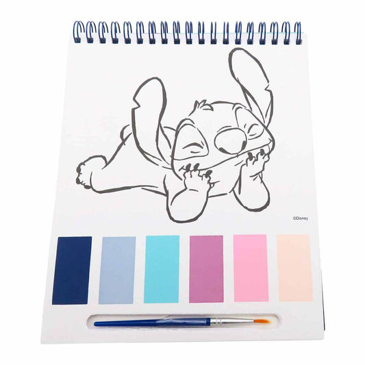 Carnet de croquis à l'aquarelle Stitch Disney