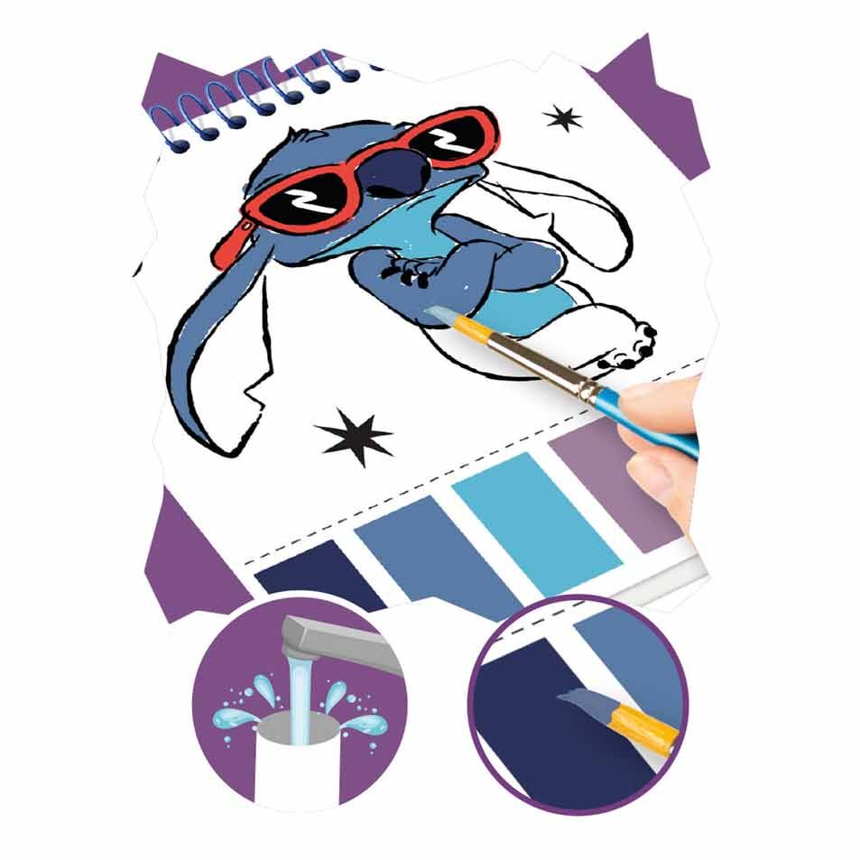 Szkicownik akwarelowy Stitch Disney