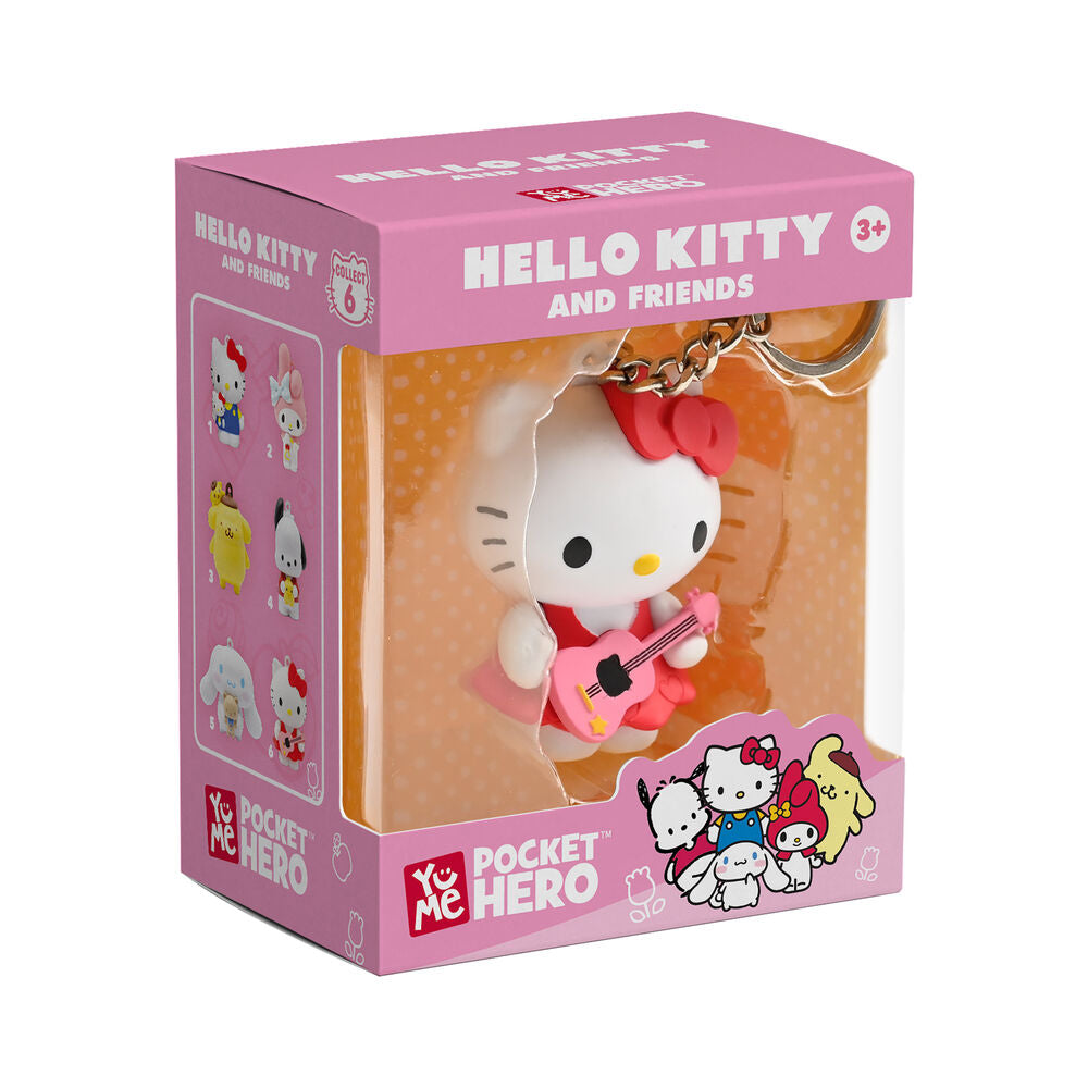 Porte clés figurine Hello Kitty (assortiment)