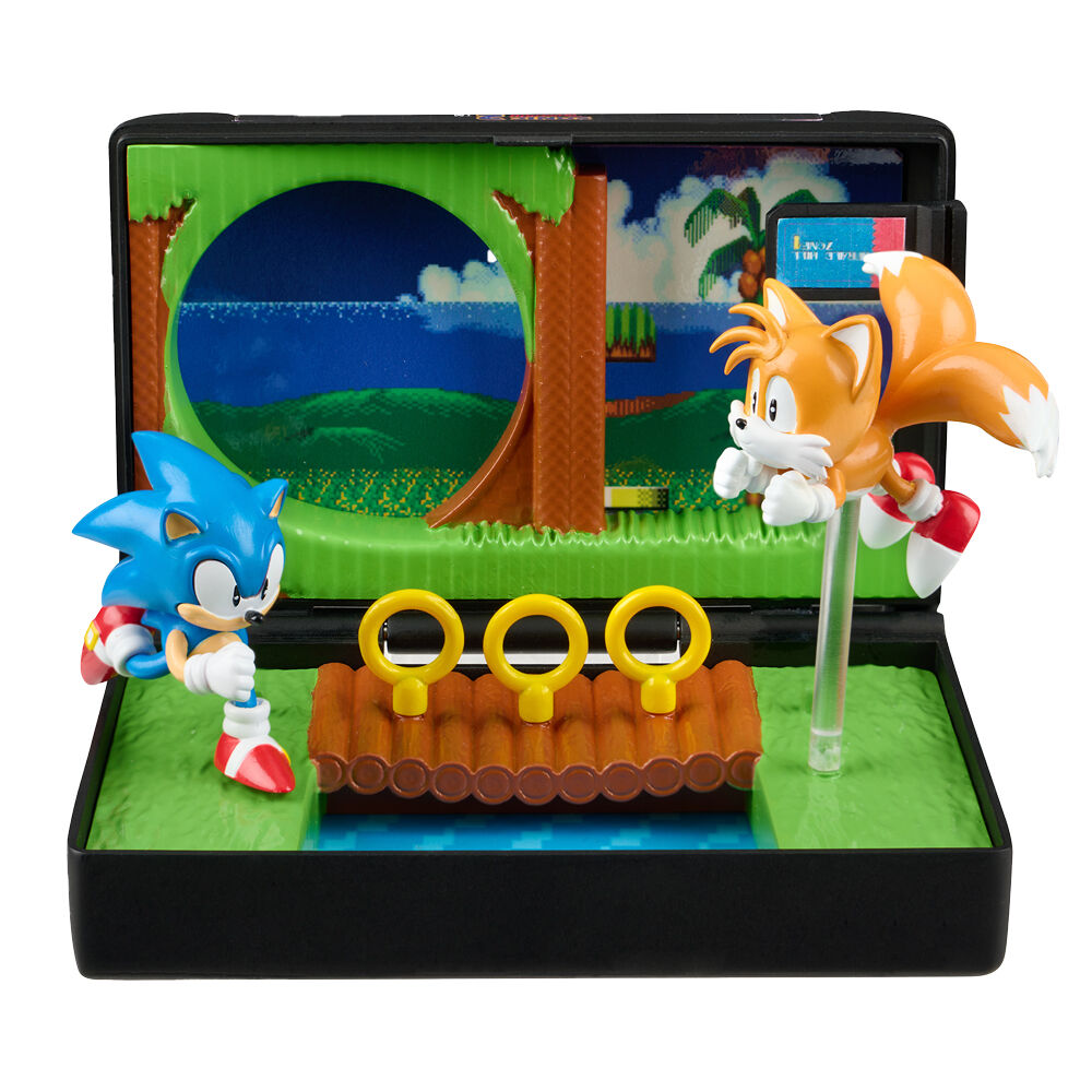 Diorama Mega Drive Sonic The Hedgehog 2 Konsola Bohaterowie