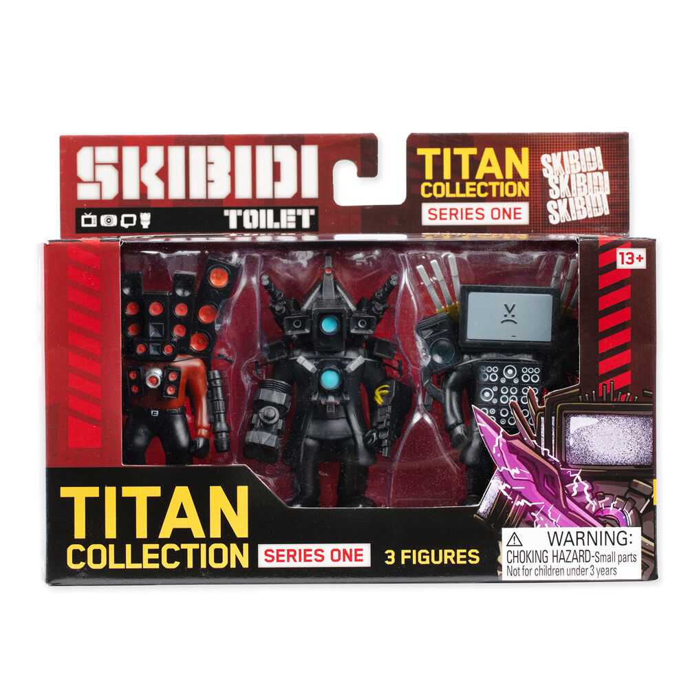 blister 3 figures titan collection skibidi toilet