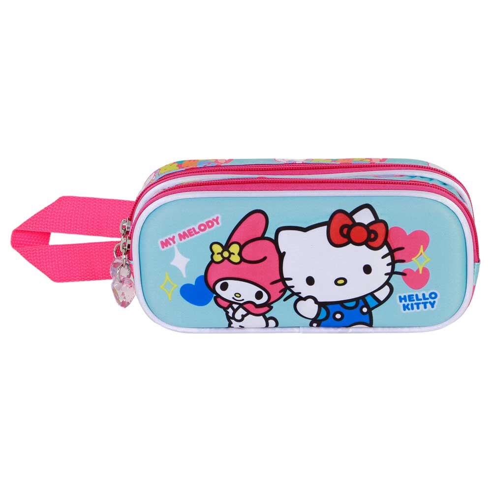 3D Freundschaft Hello Kitty Doppel Federmäppchen