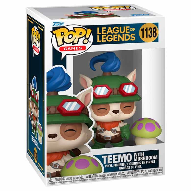 Statuetta POP di Teemo con fungo della League of Legends