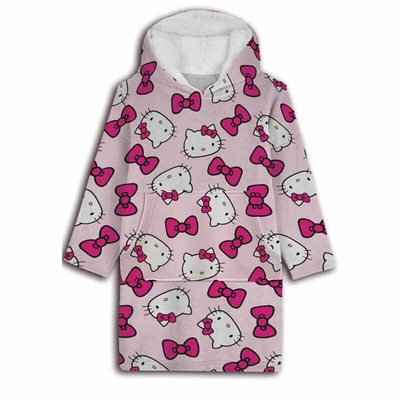 hello kitty adult oversized sweatshirt robe