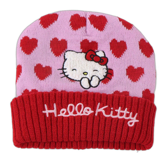 Hello Kitty hat, gloves, and scarf set