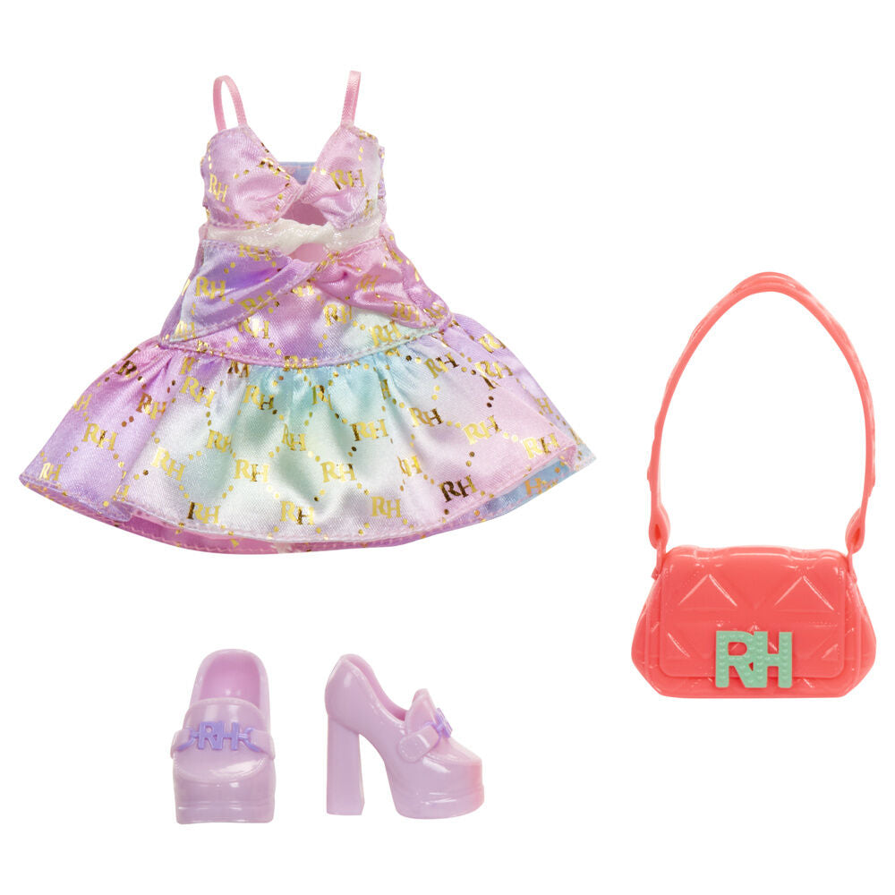 Bella minha boneca Rainbow High com estilo fashion