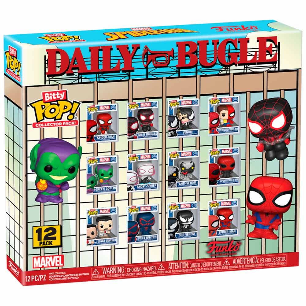 bitty pop multipack marvel spiderman figure