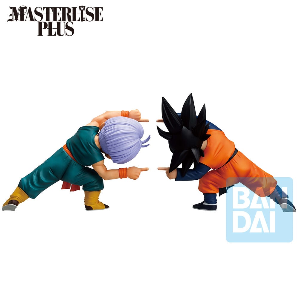 Set 2 Figures Ichibansho Masterlise Son Goten & Trunks Battle of Super Saiyan Dragon Ball Z 9cm