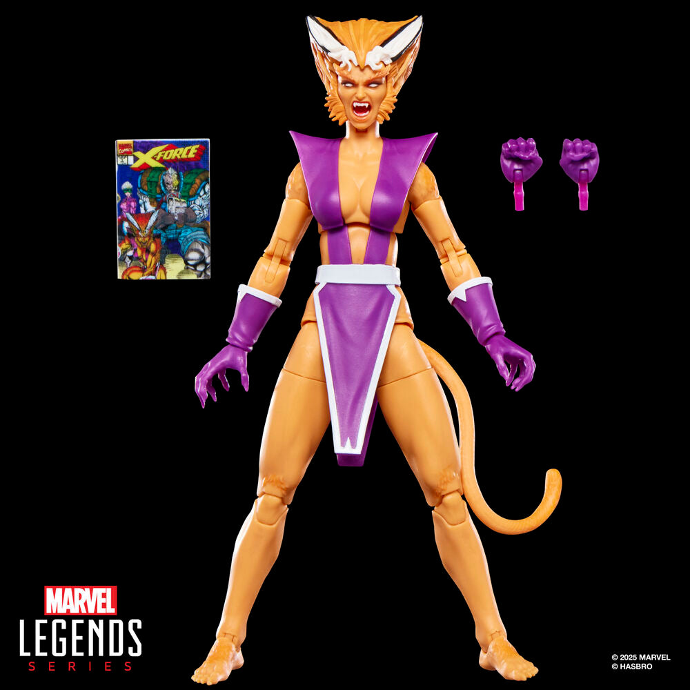 Action figure Feral X Force della serie Marvel Legends 15 cm
