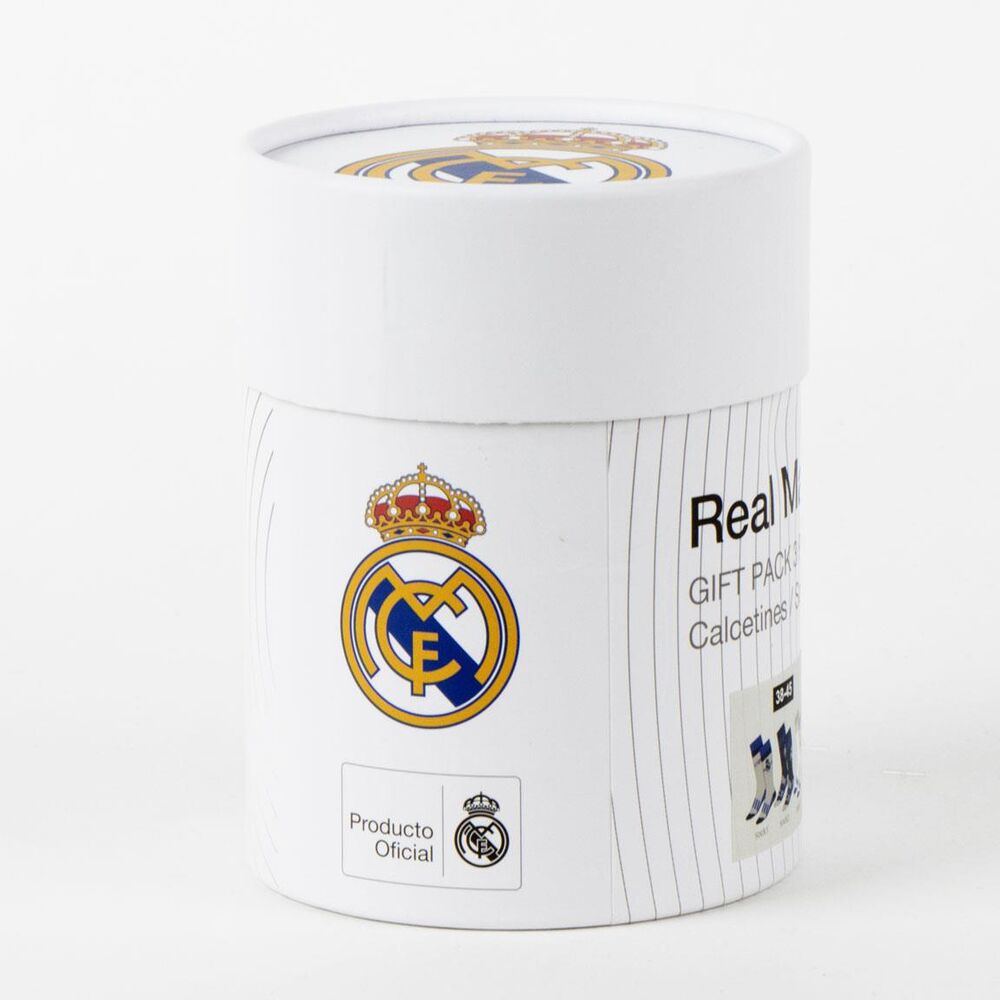 Set di 3 paia di calzini da adulto del Real Madrid