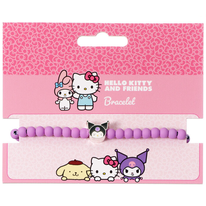 kuromi hello kitty bracelet
