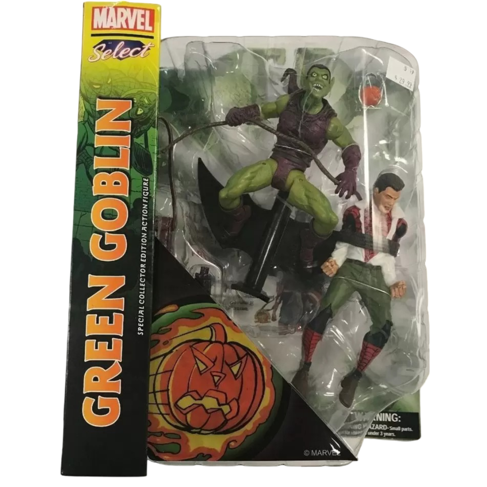 Green Goblin & Peter Parker Marvel Select Figures 15cm
