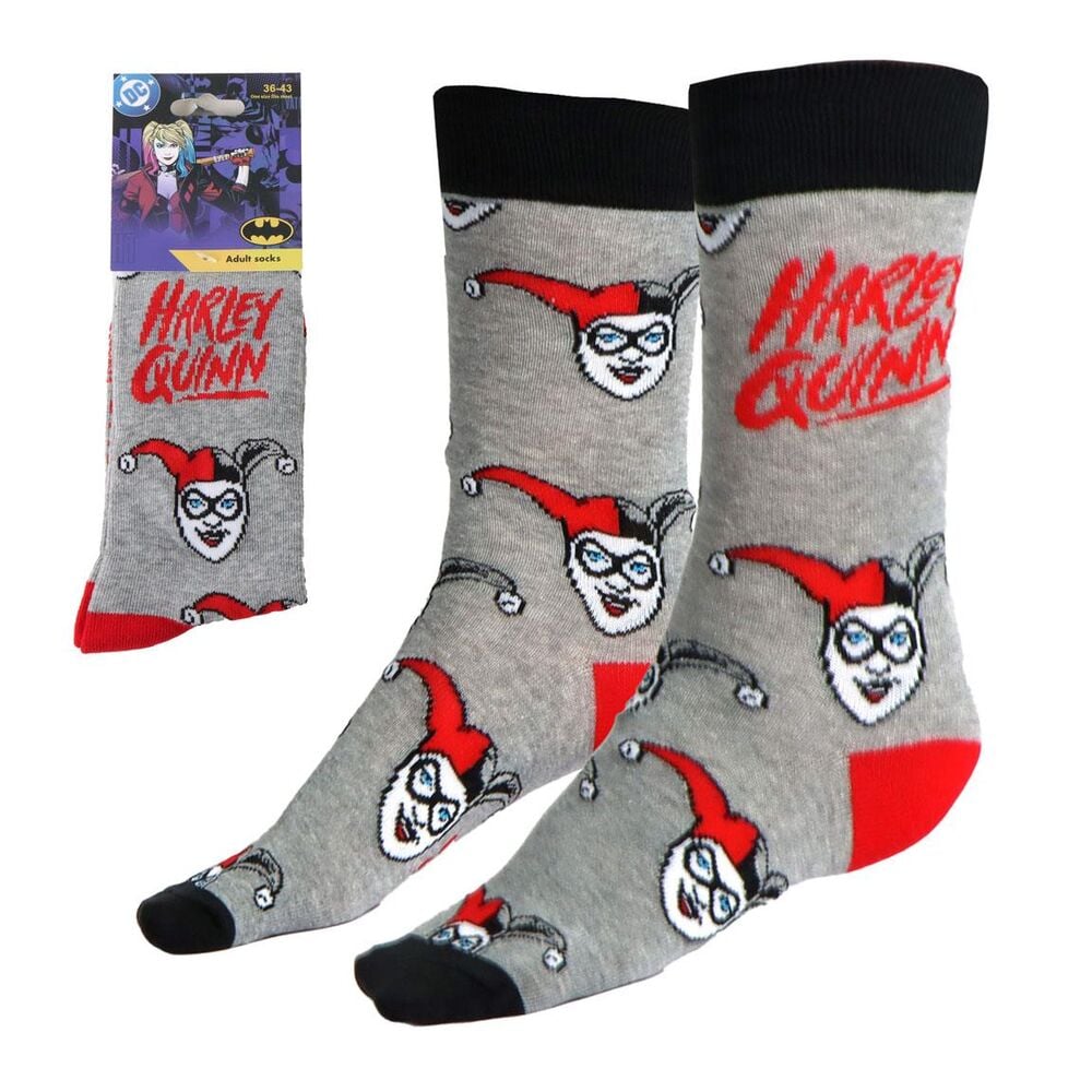 Harley Quinn DC Comics adult socks