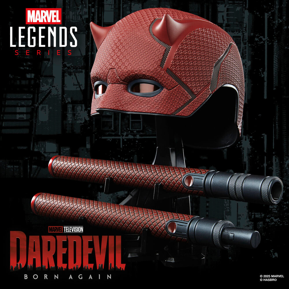 Replika maski + laska bojowa Born Again Daredevil Marvel Legends Series