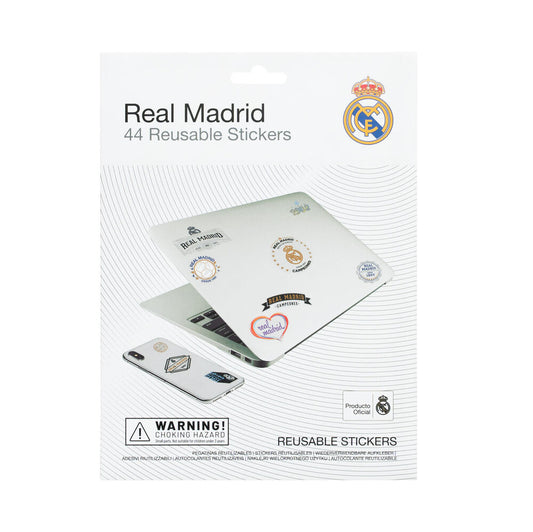 Adesivos reutilizáveis do Real Madrid