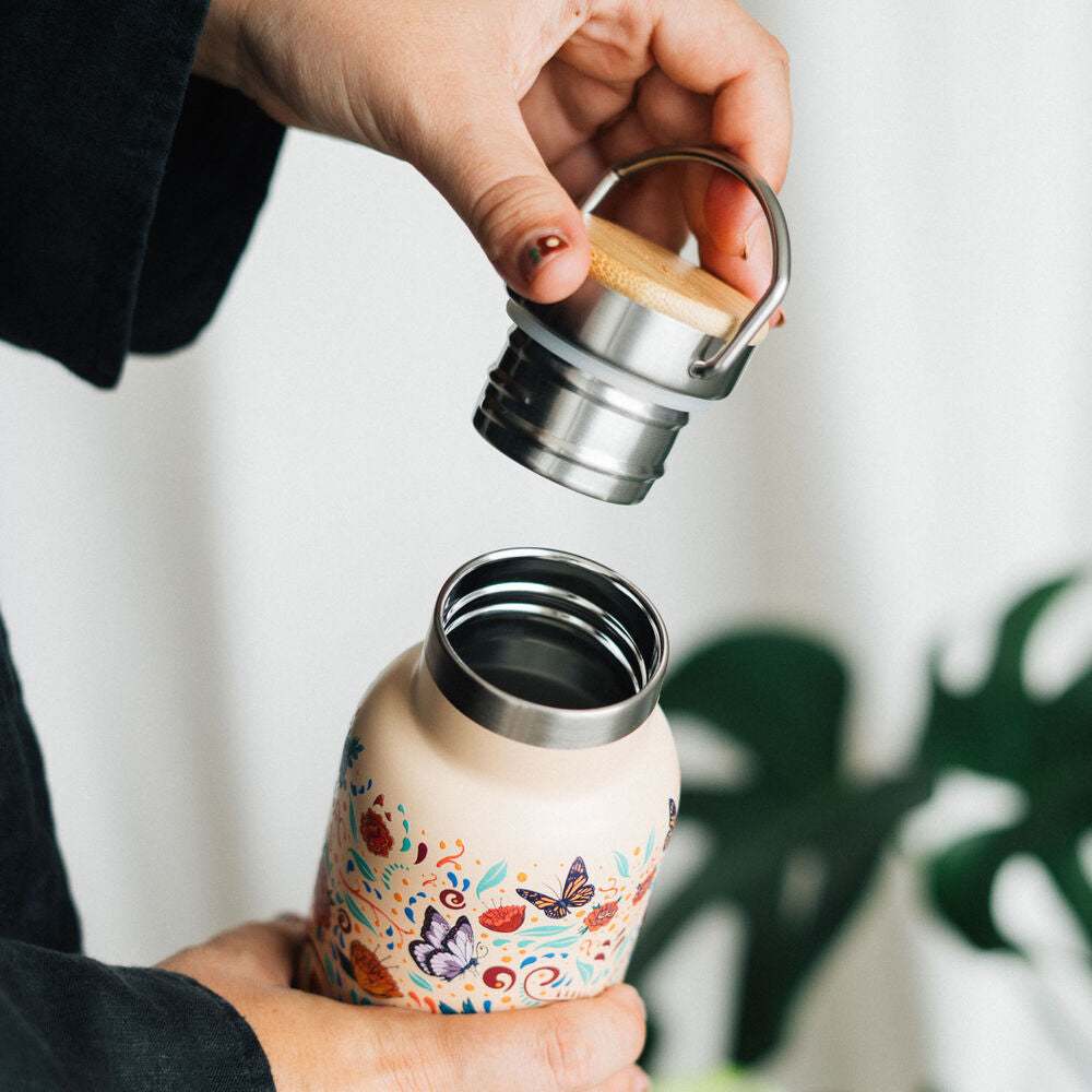 Viva la Vida Frida Kahlo Stainless Steel Bottle 500ml